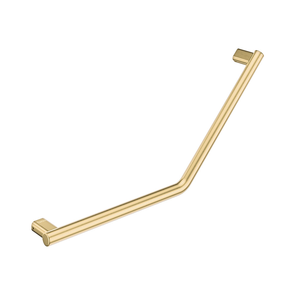 Fienza Care Slimline Ambulant Reversible Left/Right Hand Grab Rail 135ºUrban Brass FC4141UB