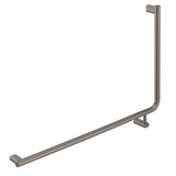 Fienza Care Rail 90 Left Hand 835x573x32mm (3Pts) Gst Exempt Gunmetal FC8357LGM-C