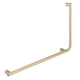 Fienza Care Slimline Left Hand Hand Rail 90º Urban Brass FC8357LUB
