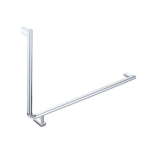 Fienza Care Rail 90 Right Hand 835x573x32mm (3Pts) Gst Exempt Polished Stainless Steel FC8357R-C