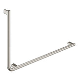 Fienza Care Slimline Right Hand Hand Rail 90º Brushed Nickel FC8357RBN