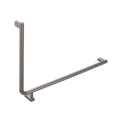 Fienza Care Rail 90 Right Hand 835x573x32mm (3Pts) Gst Exempt Gunmetal FC8357RGM-C