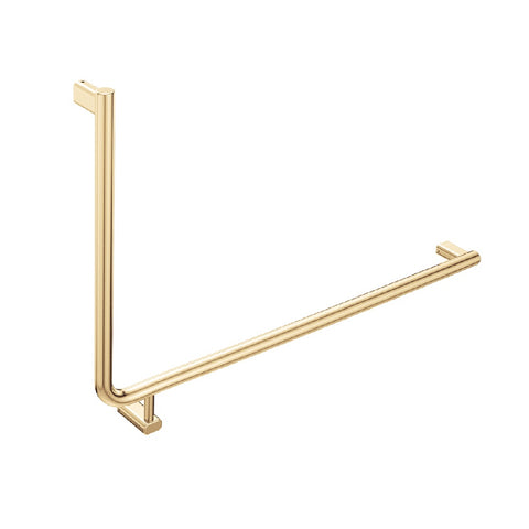 Fienza Care Rail 90 Right Hand 835x573x32mm (3Pts) Gst Exempt Urban Brass FC8357RUB-C