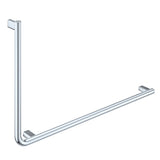 Fienza Care Slimline Right Hand Hand Rail 90º Polished Stainless Steel FC8357R