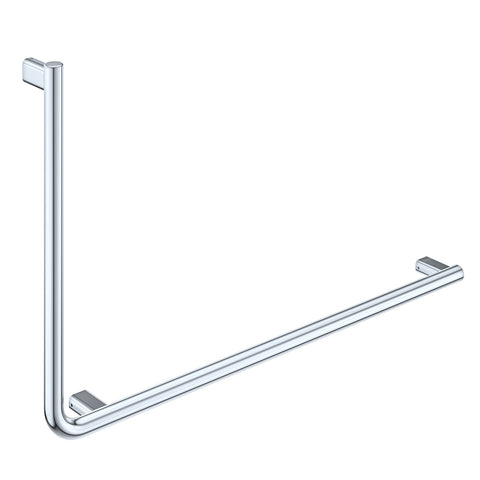 Fienza Care Slimline Right Hand Hand Rail 90º Polished Stainless Steel FC8357R