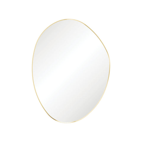 Fienza Pebble Framed Mirror 900x1200mm Urban Brass FMPA90120UB