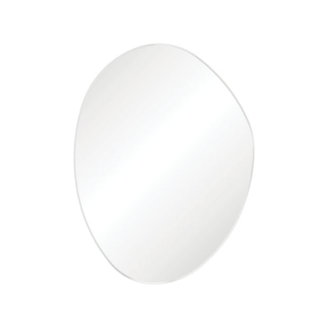 Fienza Pebble Framed Mirror 900x1200mm Matte White FMPA90120W
