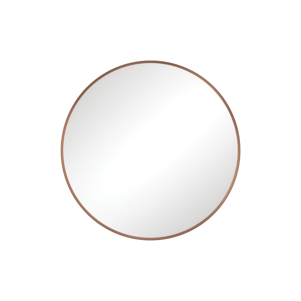 Fienza Reba Round Framed Mirror 600mm Brushed Copper FMR60CO