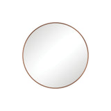 Fienza Reba Round Framed Mirror 600mm Brushed Copper FMR60CO