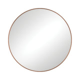 Fienza Reba Round Framed Mirror 800mm Brushed Copper FMR80CO