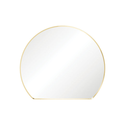 Fienza Sunrise Round Framed Mirror 800x690mm Urban Brass FMSR80UB