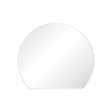 Fienza Sunrise Round Framed Mirror 800x690mm Matte White FMSR80W