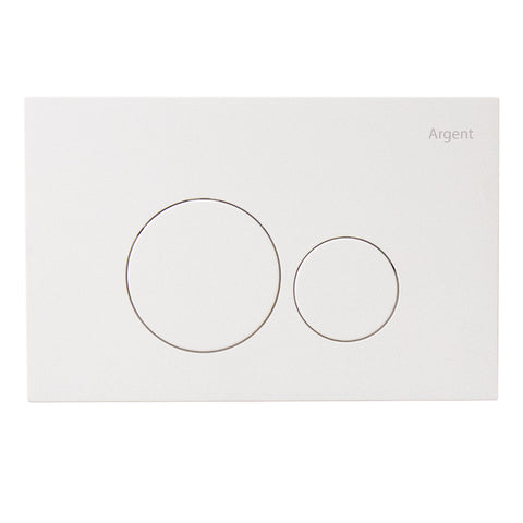 Argent Grace Round Flush Plate (Pneumatic) Matte White FQ5020MW