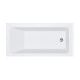Fienza Sentor Corner Acrylic Bath (Left Hand) w/ Overflow 1500mm Gloss White FR02-1500L-OF