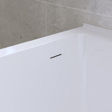 Fienza Sentor Corner Acrylic Bath (Right Hand) w/ Overflow 1500mm Gloss White FR02-1500R-OF