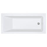 Fienza Sentor Corner Acrylic Bath (Left Hand) w/ Overflow 1650mm Gloss White FR02-1650L-OF