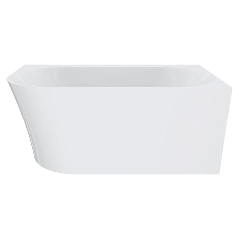 Fienza Chloe Acrylic Corner Bath (Left Hand) 1400mm (w/ Overflow) Gloss White FR75-1400L-OF