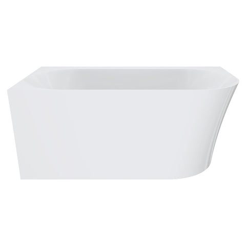 Fienza Chloe Acrylic Corner Bath (Right Hand) 1400mm (w/ Overflow) Gloss White FR75-1400R-OF