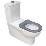 Fienza Stella Care Back to Wall Toilet Suite (S Trap) Top Inlet Gloss White & Grey SeatK006GA-1