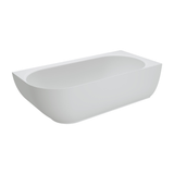 Fienza Matta Solid Surface Bath 1700mm Left Hand Corner Matte White ST67-L