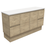 Fienza Edge On Kickboard Cabinet 1500mm Scandi Oak (Cabinet Only) 150SK