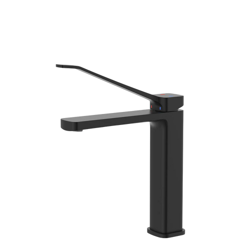 Fienza Tono Care Medium Basin Mixer Lead Free Matte Black 233110DB-LF