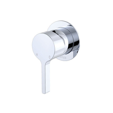 Fienza Sansa Wall Mixer Dress Kit Set Round Plate Lead Free Chrome D229101-LF