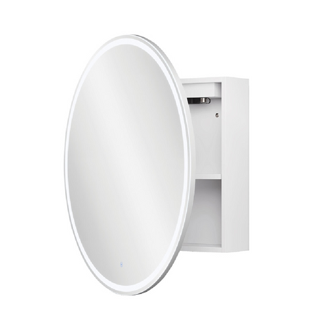 Fienza LED Round Mirror Cabinet 750 PSH750R-LED