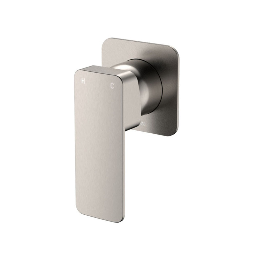 Fienza Tono Wall Mixer Dress Kit Small Square Plate Lead Free Brushed Nickel D233101BN-4-LF