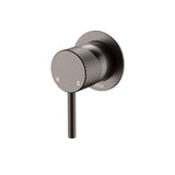 Fienza Axle Wall Mixer Dress Kit Set Small Round Plate Lead Free Gunmetal D231101GM-LF