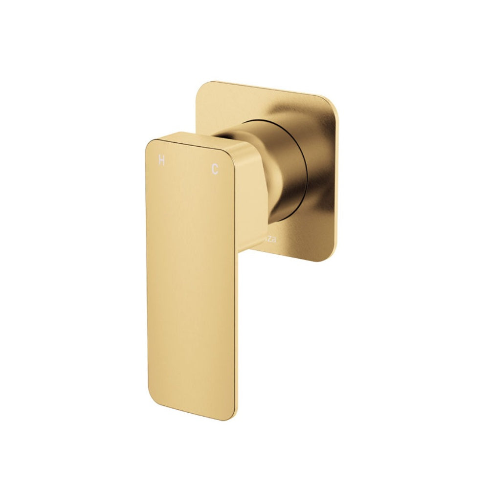 Fienza Tono Wall Mixer Dress Kit Small Square Plate Lead Free Urban Brass D233101UB-4-LF