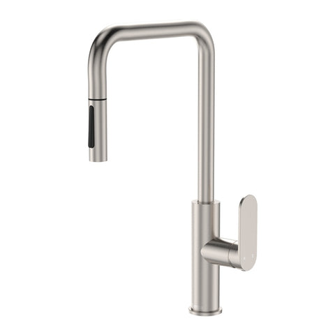 Fienza Empire Slim Pull Out Sink Mixer Lead Free Brushed Nickel 234108BN-LF