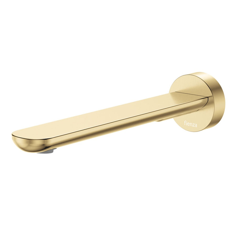 Fienza Empire Slim Wall Bath/Basin Outlet 220mm Round Plate Lead Free Urban Brass 234116UB-2-LF