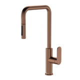Fienza Empire Slim Pull Out Sink Mixer Lead Free Brushed Copper 234108CO-LF