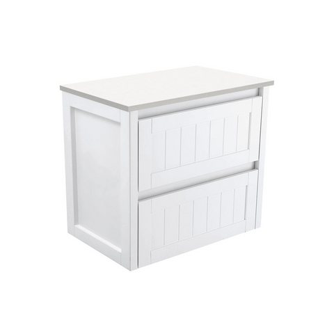 Fienza Hampton Wall Hung Cabinet 750mm Satin White (Cabinet Only) 75T-C