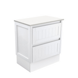 Fienza Hampton On Kickboard Cabinet 750mm Satin White (Cabinet Only) 75TK