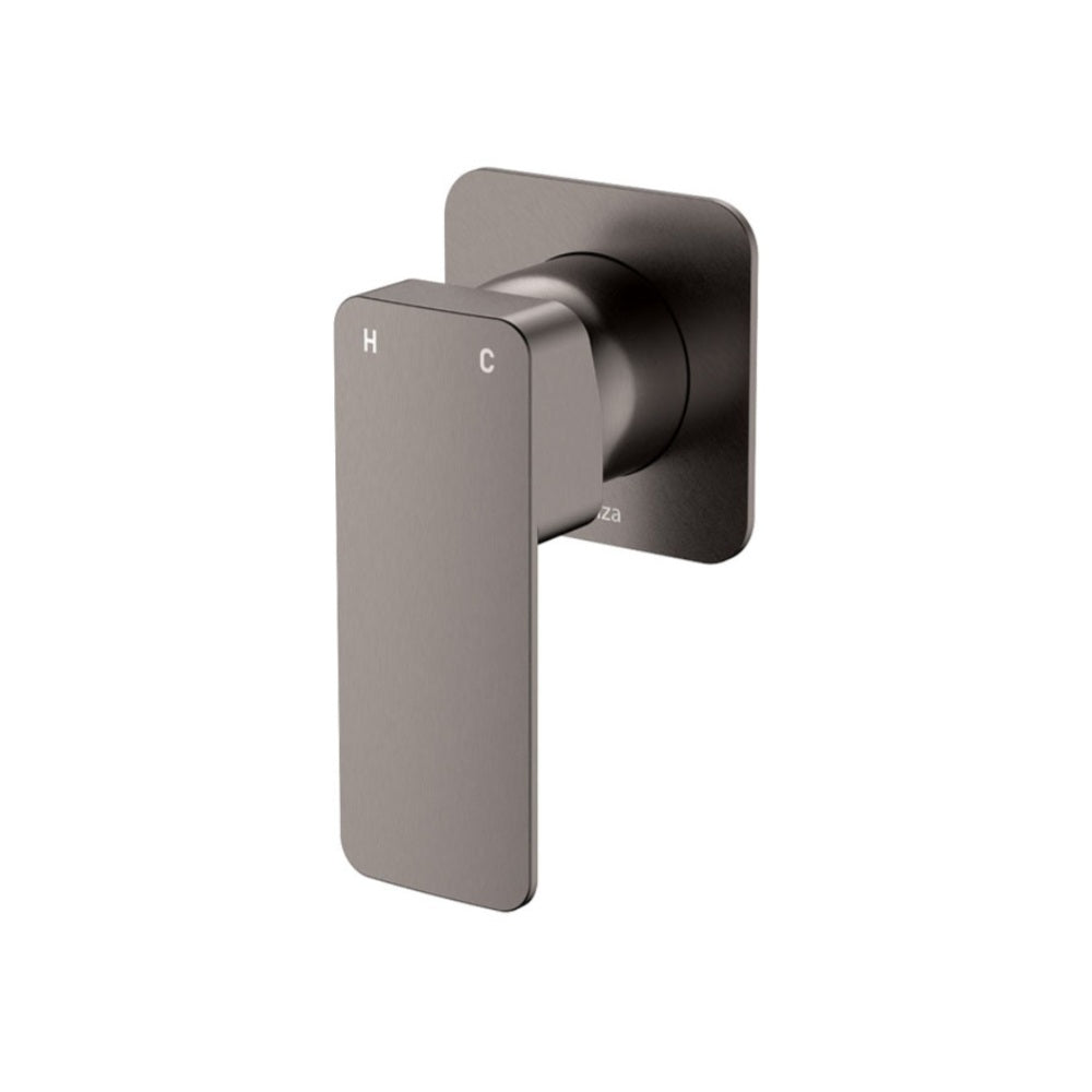 Fienza Tono Wall Mixer Dress Kit Small Square Plate Lead Free Gunmetal D233101GM-4-LF