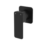 Fienza Tono Wall Mixer Dress Kit Small Square Plate Lead Free Matte Black D233101B-4-LF