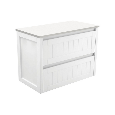 Fienza Hampton Wall Hung Cabinet 900mm Satin White (Cabinet Only) 90T-C