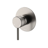 Fienza Axle Wall Mixer Dress Kit Set Large Round Plate Lead Free Brushed Nickel D231101BN-3-LF