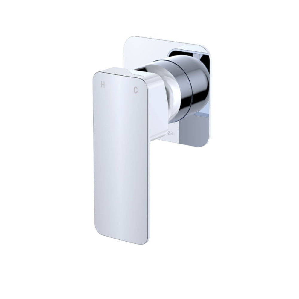 Fienza Tono Wall Mixer Dress Kit Small Square Plate Lead Free Chrome D233101-4-LF