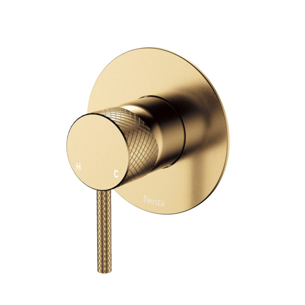 Fienza Axle Wall Mixer Dress Kit Set Large Round Plate Lead Free Urban Brass D231101UB-3-LF