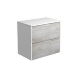 Fienza Amato 750 Wall Hung Cabinet Only (Satin White Panels) 745x460x650mm Industrial (Cabinet Only) 75BXW