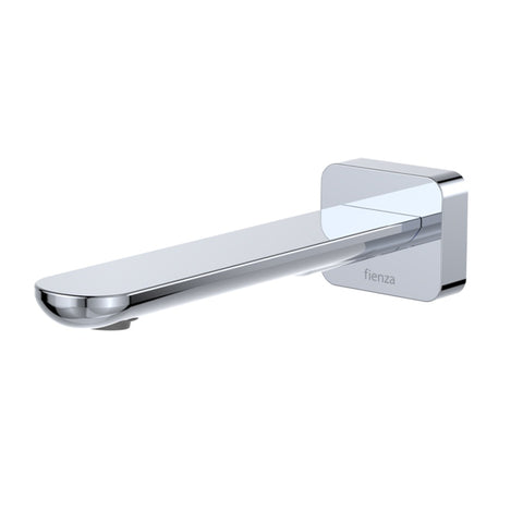 Fienza Empire Slim Wall Basin/Bath Outlet 180mm Square Plate Lead Free Chrome 234115-LF