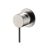 Fienza Kaya Wall Mixer Dress Kit Set Small Round Plate Lead Free Brushed Nickel D228101BN-LF