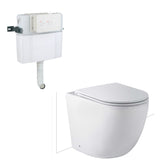 Seima Arko Floor Mount Toilet Suite Clean Flush (C101 Cistern) Flat Seat Gloss White 191904