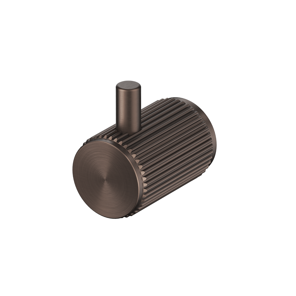 Bella Vista Mica Fluted Robe Hook Dusk Bronze 1153-S-P-NR-DB