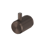 Bella Vista Mica Fluted Robe Hook Dusk Bronze 1153-S-P-NR-DB