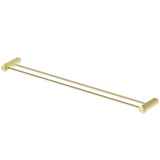 Bella Vista Mica Fluted Double Towel Rail French Gold 1148D-800-P-NR-FG