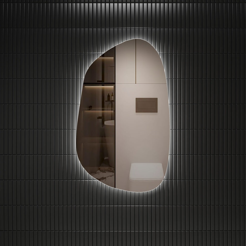 Aulic Tarcoola Asymmetric Led Mirror 550x900x30mm Frameless LMTAR-550